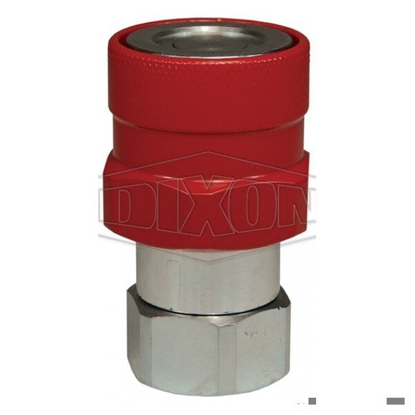 DQC VEP-BOP Blowout Preventer Safety Female Coupler, 1-1/2-11-1/2 Nominal, Female NPTF, Steel